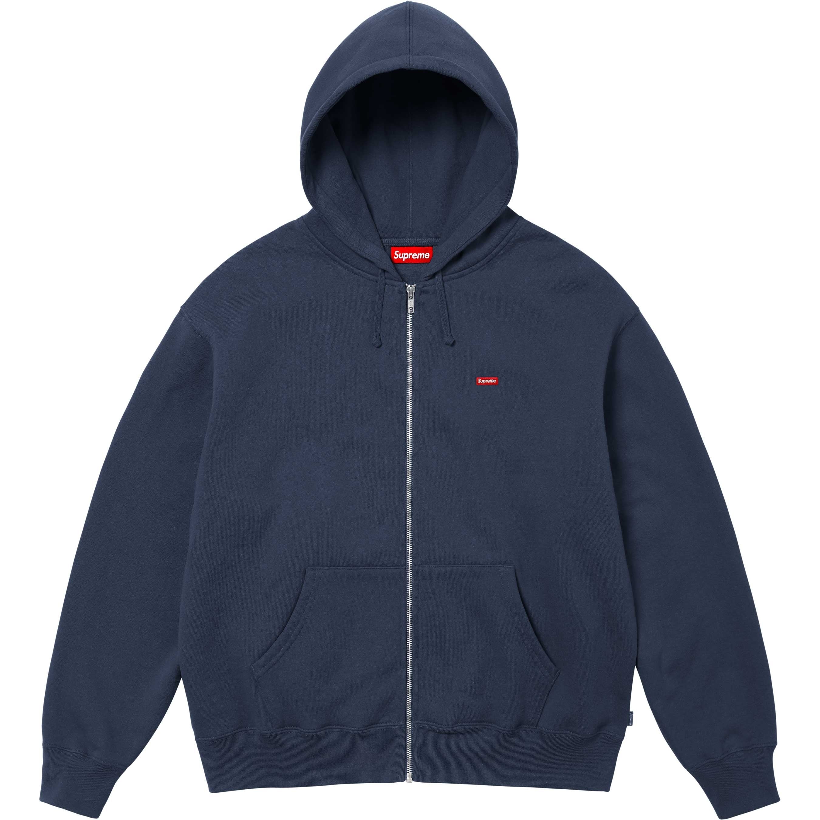 Small Box Zip Up Hooded Sweatshirt view 7